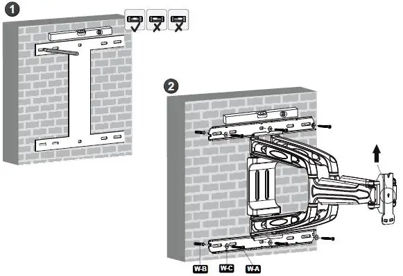 RICOO-S3144-TV-Wall-Bracket-Extendable-Foldable-6
