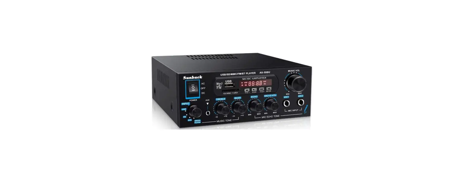Sunbuck As-35bu Home Audio Amplifier Stereo Receivers User Manual