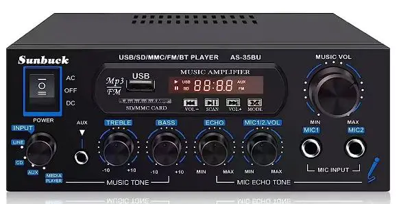 Sunbuck AS-35BU Home Audio Amplifier Stereo Receivers-fig-1