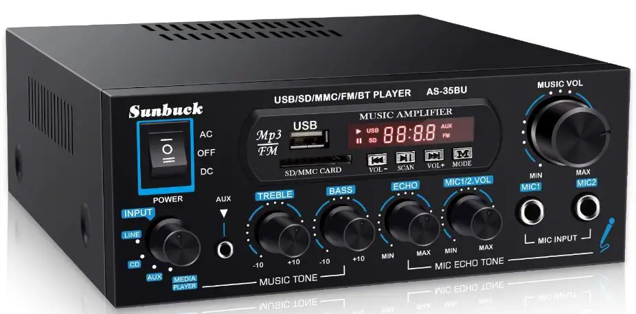 Sunbuck AS-35BU Home Audio Amplifier Stereo Receivers-product