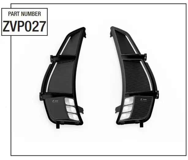 rizoma ZVP027 Air Inlet Grids - Air Inlet Grids