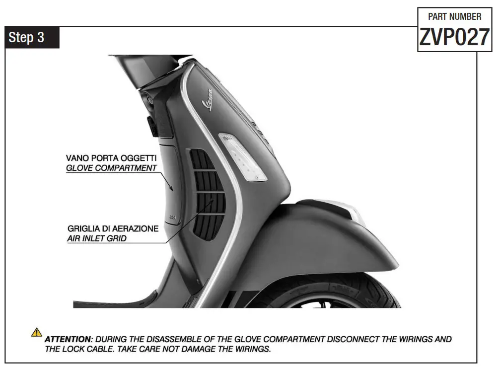 rizoma ZVP027 Air Inlet Grids - OGGETTI