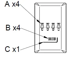 BERTAZZONI-HK36HERFDBXV-Handle-Kit-for-36-Inch-Built-in-French-Door-Refrigerator-fig- (3)
