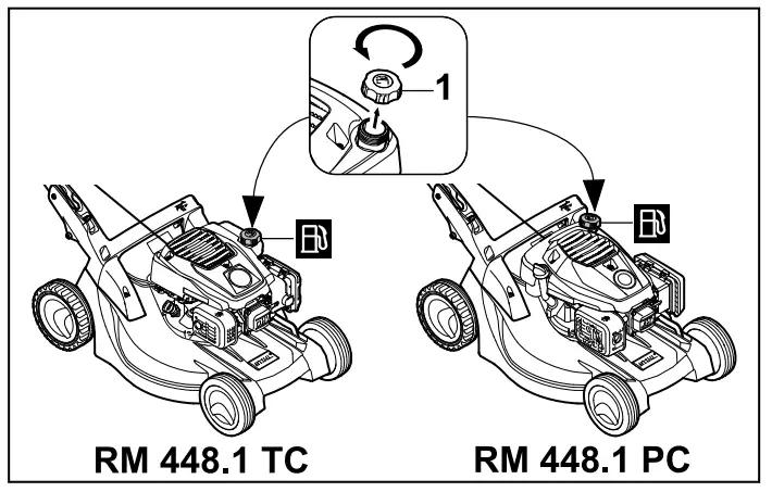 STIHL 448 1 TC Lawn Mower - Grass Catcher Box1