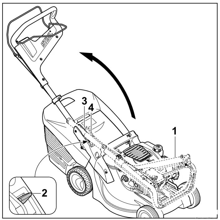 STIHL 448 1 TC Lawn Mower - Grass Catcher Box2