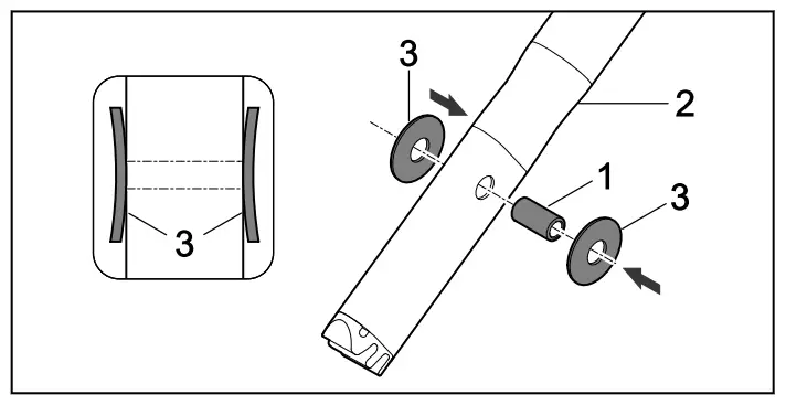 STIHL 448 1 TC Lawn Mower - Handlebar