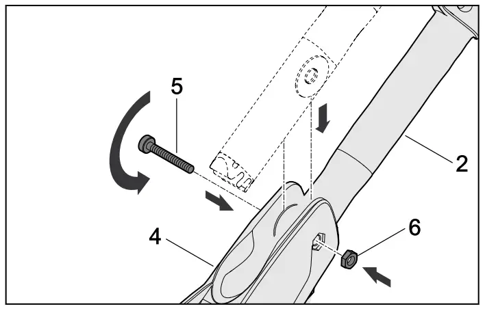 STIHL 448 1 TC Lawn Mower - Handlebar1
