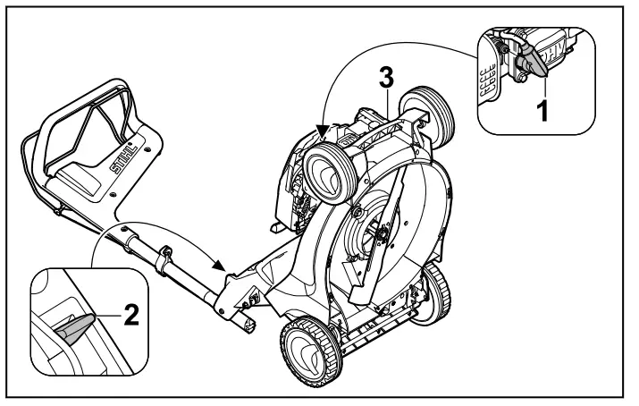 STIHL 448 1 TC Lawn Mower - Mowing5
