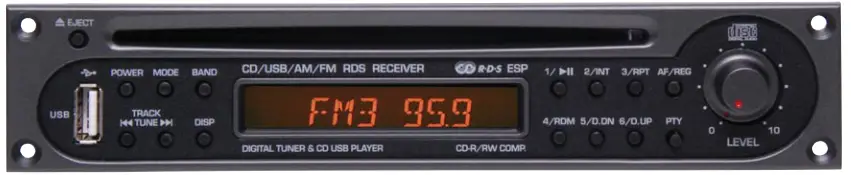 JDM A4346 CDR 100RDSU CD USB Player FM RDS Receiver