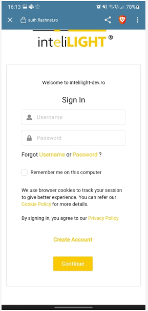 inteliLIGHT City Centric Smart Street Light - Continue
