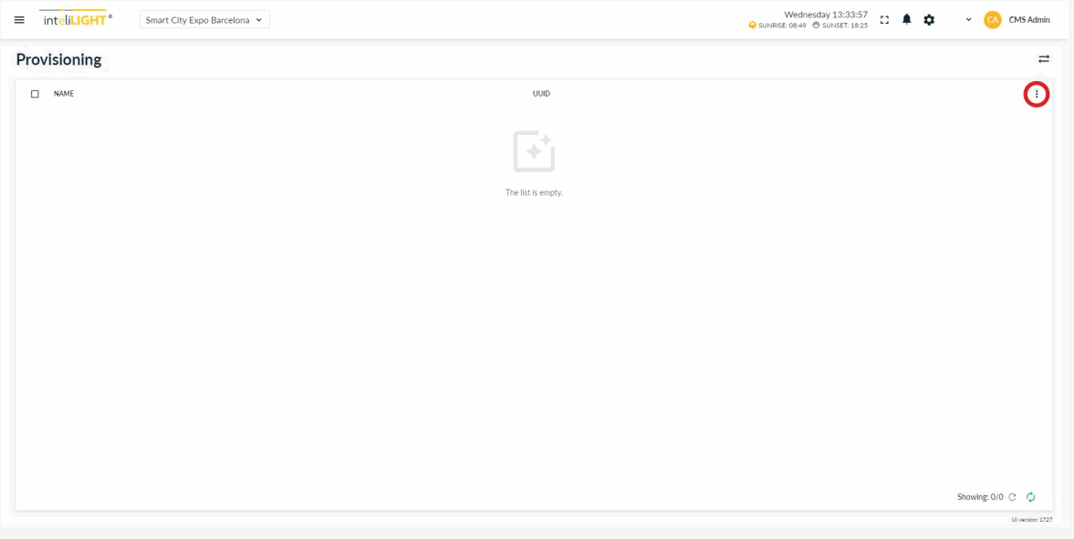 inteliLIGHT City Centric Smart Street Light - Provisioning