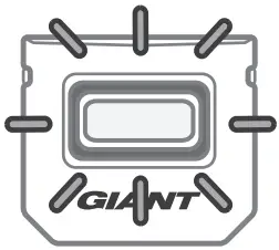 momentum Recon TL200 Rear Light - BATTERY INDICATOR