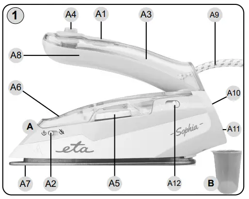 ETA-1271-Sophia-Travel-Steam Iron-1