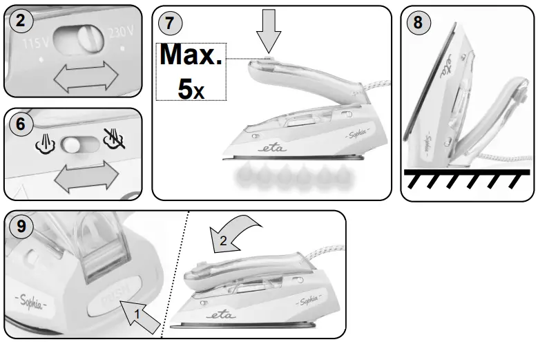 ETA-1271-Sophia-Travel-Steam Iron-2