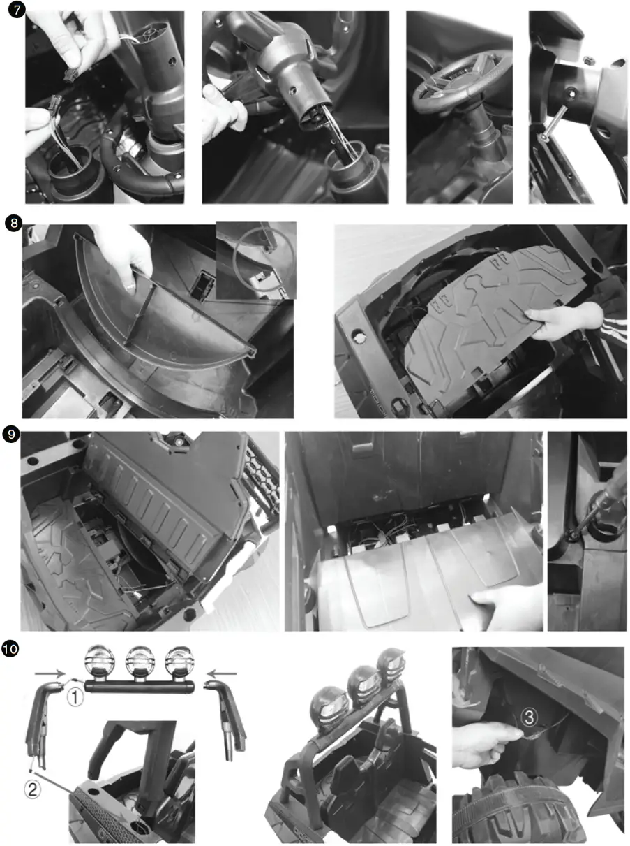 TOYZ TIMUS Battery Operated Ride On Car - ASSEMBLY INSTRUCTIONS 1