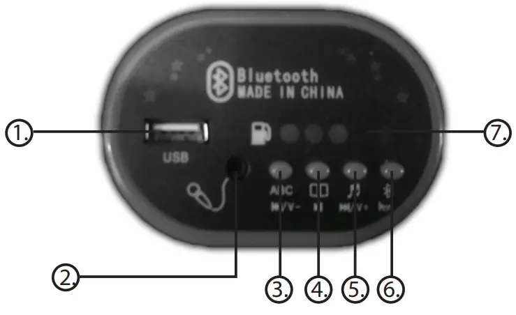 TOYZ TIMUS Battery Operated Ride On Car - PLAYER FUNCTIONS