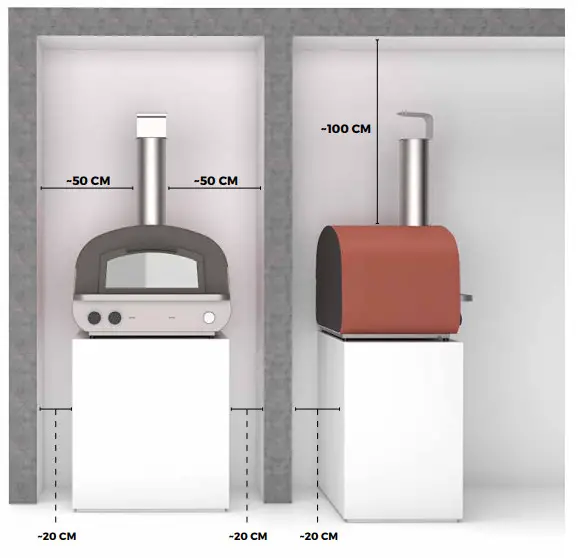 FONTANA FORNI FFMAES60 Maestro Gas Pizza Oven - INSTALLATION