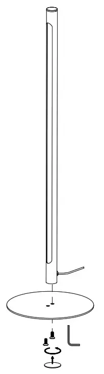 dals SM STTL20 BK Axis Digital Stick Lamp