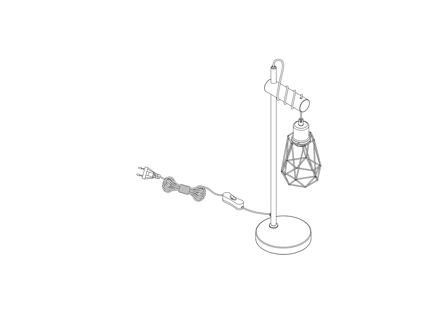 Qazqa 103027 Rural Table Lamp Installation Guide