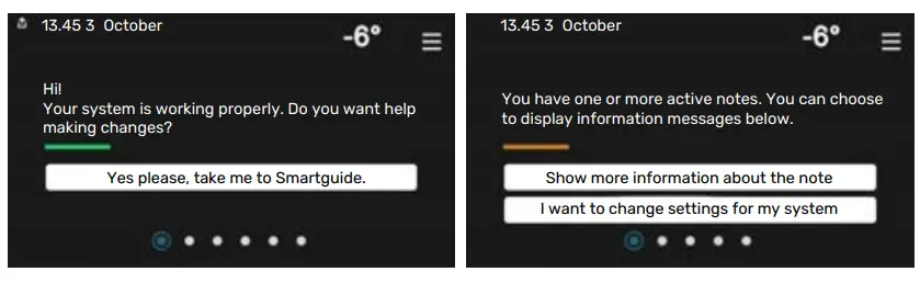 NIBE SMO S40 Indoor Control Module - CHANGE A SETTING5