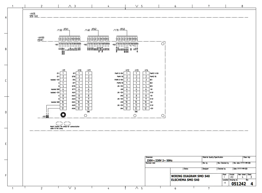 NIBE SMO S40 Indoor Control Module - Electrical circuit diagram3