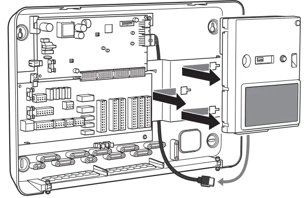 NIBE SMO S40 Indoor Control Module - Open front hatch5