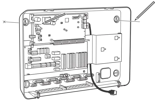 NIBE SMO S40 Indoor Control Module - Open front hatch6
