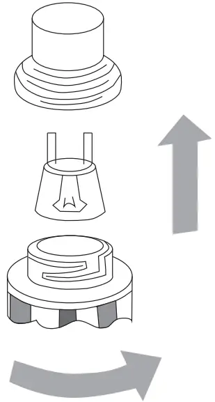 Replacing of the oven bulb