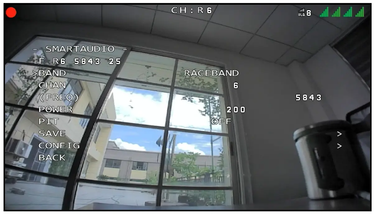 VTX Bands and Channels setup