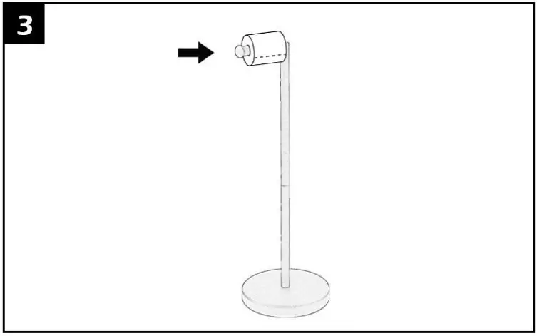 BWE A 91016 N Round Free Standing Toilet Paper Holder - fig 3