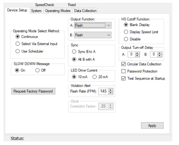 carmanah SPEEDCHECK 15, 18 Speedcheck Controller - SpeedCheck