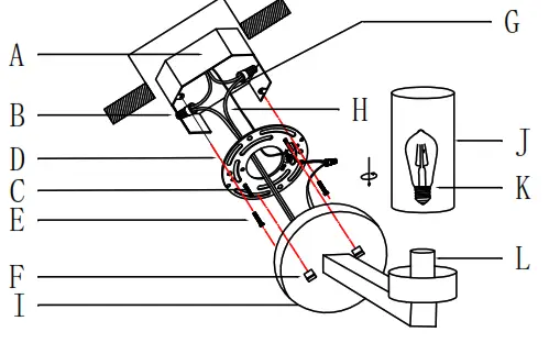Simpol Home SHL W 501 Vintage 1 Light Wall Lights - Figur 1