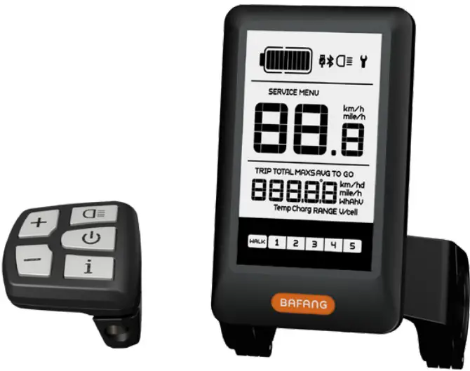 BAFANG DP C171 Blk Plast LCD Color