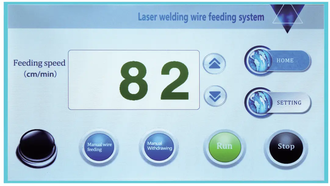 Wire feeder setting instructions