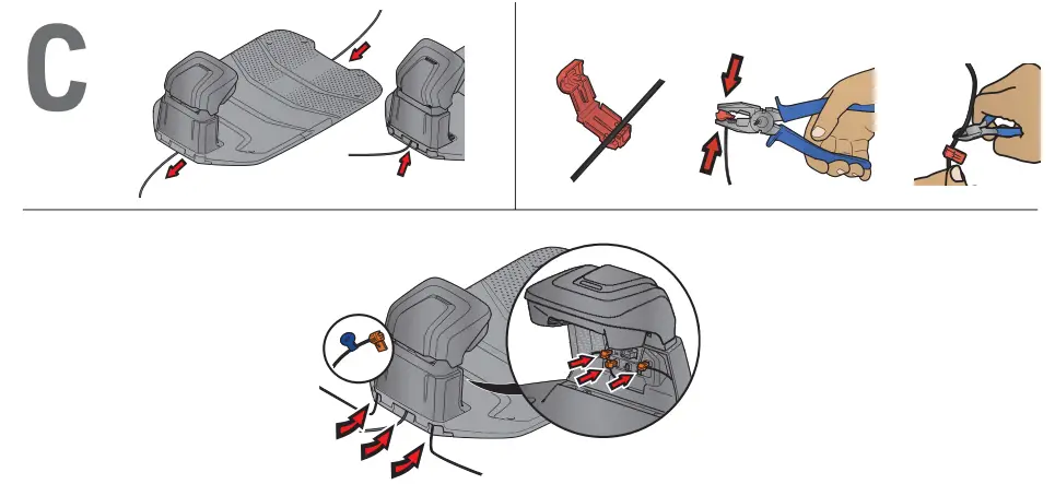 Placement of the boundary wire and the guide wire