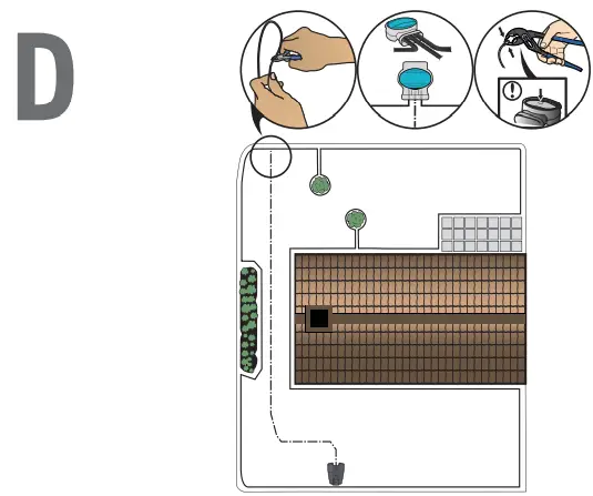 Connecting the boundary wire and the guide wire
