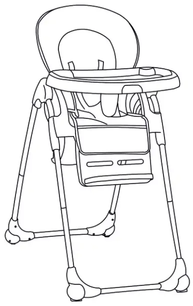 lorelli DULCE Feeding Chair