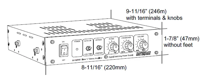 Earthquake Sound XJ-300ST Monoblock Class “J” Amplifier-FIG- (21)