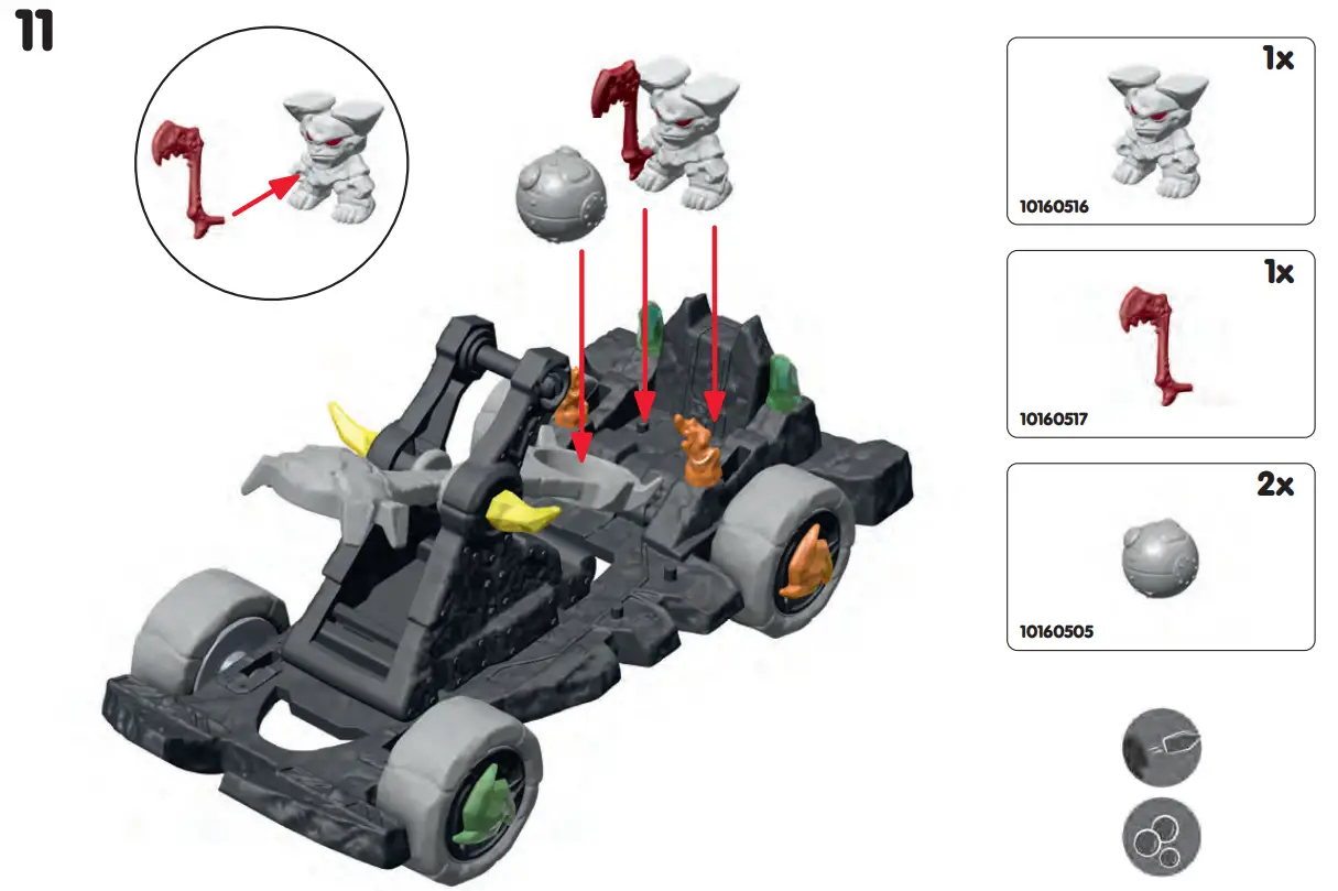 chleich 42618 Catapult with Mini Creature - Figure 11