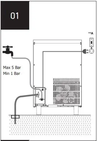 POLAR-UA026-U-Series-Spray-Ice-Maker-fig-1