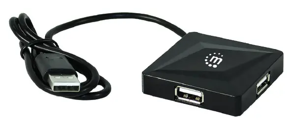 Manhattan-164818 4-Port-USB 2.0-Hub-PRODUCT