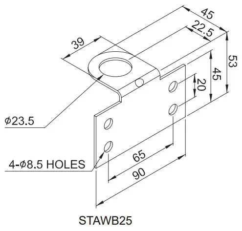 Qlight STA25SLM Slim LED Tower Lights - Direct Mounting 1