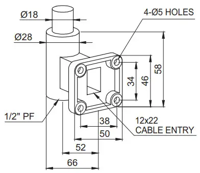 Qlight STA25SLM Slim LED Tower Lights - Pole Mounting 3