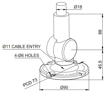 Qlight STA25SLM Slim LED Tower Lights - Pole Mounting 6