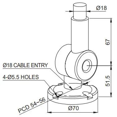 Qlight STA25SLM Slim LED Tower Lights - Pole Mounting 7
