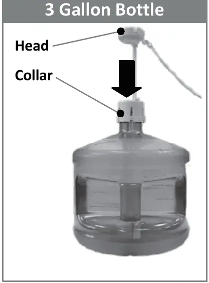 Comfee D1SAXorgv6L Bottom Loading Water Dispenser Express Cooling Water Cooler - 3 gallon bottle