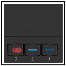 Comfee D1SAXorgv6L Bottom Loading Water Dispenser Express Cooling Water Cooler - Button