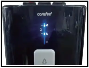 Comfee D1SAXorgv6L Bottom Loading Water Dispenser Express Cooling Water Cooler - Flashing