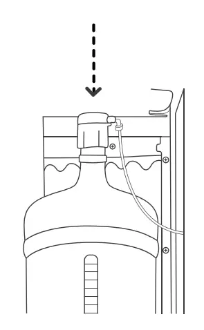Comfee D1SAXorgv6L Bottom Loading Water Dispenser Express Cooling Water Cooler - bottle1