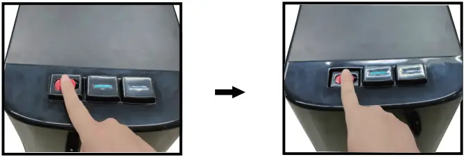 Comfee D1SAXorgv6L Bottom Loading Water Dispenser Express Cooling Water Cooler - dispensing water